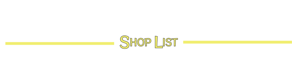 Shop List